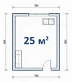 25 м² - 2.6 кВт