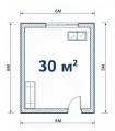 30 м² - 3.5 кВт