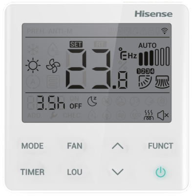 Канальный кондиционер Hisense Heavy EU ADT-09UX4RBL8/AUW-09U4RS8 Wi-Fi