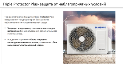 Кондиционер Samsung Wind Free Mass Geo AR09BSFAMWKNER