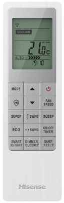 Кондиционер Hisense Silver Crystal Super AS-13UW4RVETG00(R) SILVER