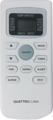 Кондиционер QUATTROCLIMA Monsone QV-M12WBE/QN-M12WBE