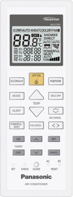 Кондиционер Panasonic Design silver CS-XZ25TKEW/CU-Z25TKE